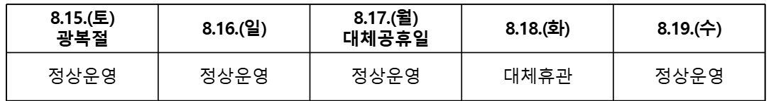 매향리평화기념관 8월 연휴 운영 일정 안내 이미지 0번
